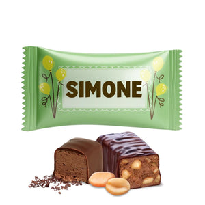 #N308L Chocoladebonbons met eigen tekst