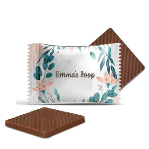 #B5002E Mini chocolaatjes met eigen tekst