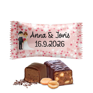 #N345L Chocoladebonbons met eigen tekst