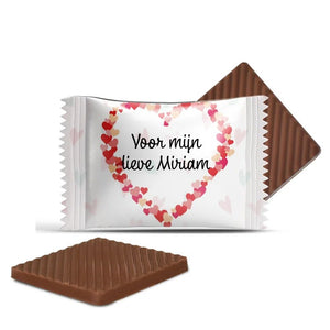 #N42L Mini chocolaatjes met tekst