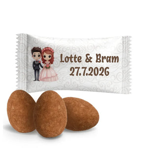 #B901E Amandelen met eigen tekst voor bruiloften