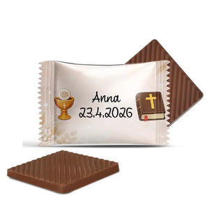 #B5027E Mini chocolaatjes met eigen tekst