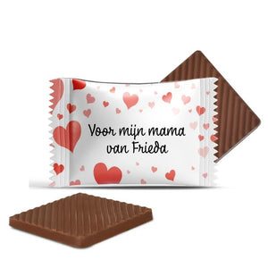 #B73E Mini chocolaatjes met eigen tekst