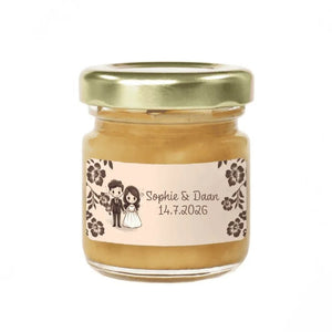 #N74L Honingpotje voor bruiloften 50g (vanaf 20 stuks)