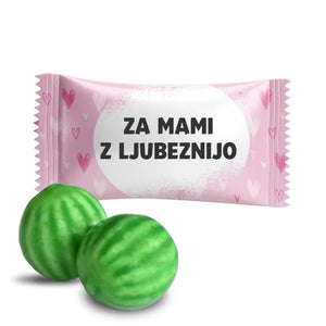 #S402E Žvečilni gumi z lastnim besedilom