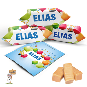 #014 Karamellbonbons mit Text
