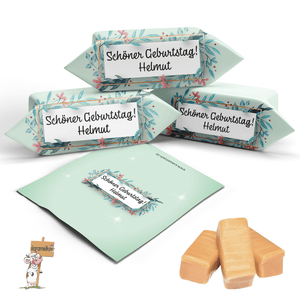 #009 Karamellbonbons mit Text