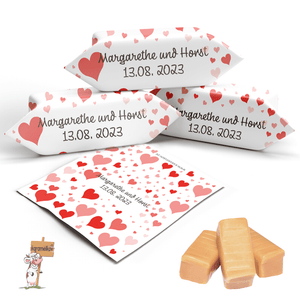 #020 Karamellbonbons mit Text