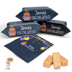#008 Karamellbonbons mit Text