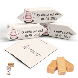 #033 Karamellbonbons mit Text