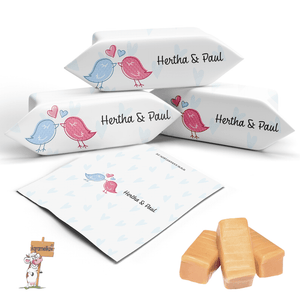 #032 Karamellbonbons mit Text