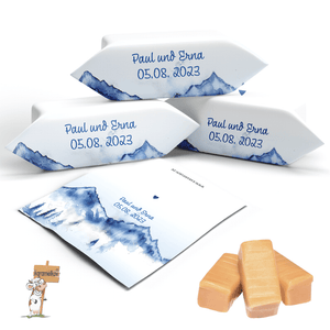#025 Karamellbonbons mit Text