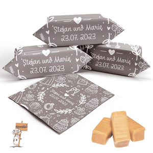 #026 Karamellbonbons mit Text